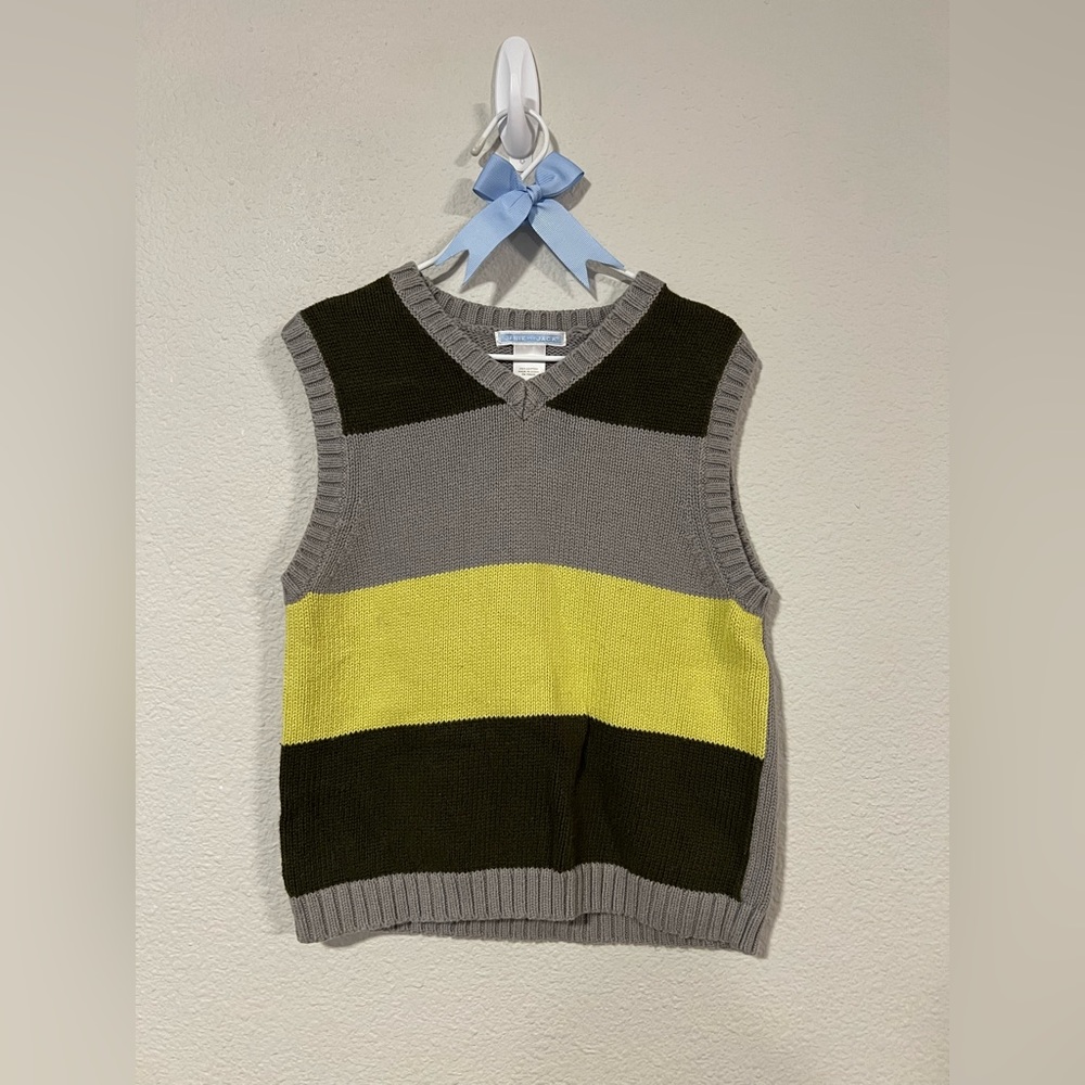 Janie and Jack striped sweater vest size 5